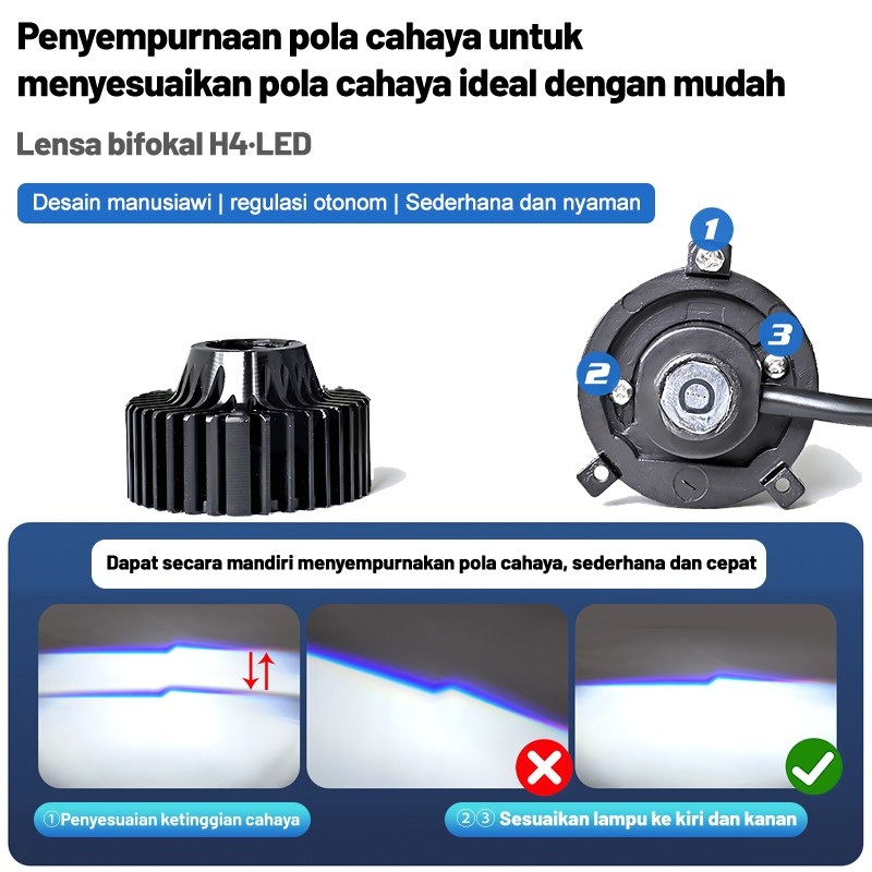 best sale 2pcs projie led mobil mini projie y7d h4 mobil super terang lampu led mini pjector projie
