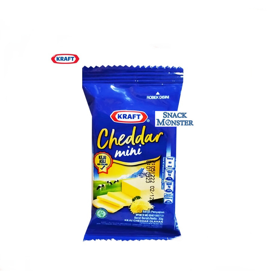 

Kraft Keju Cheddar Mini - Netto 30 gr