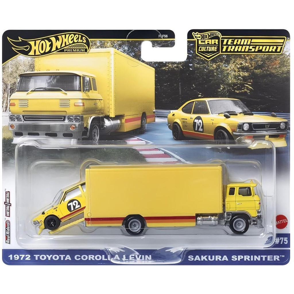 Hot Wheels Team Transport JBM34 1972 Toyota Corolla Levin Sakura Murah