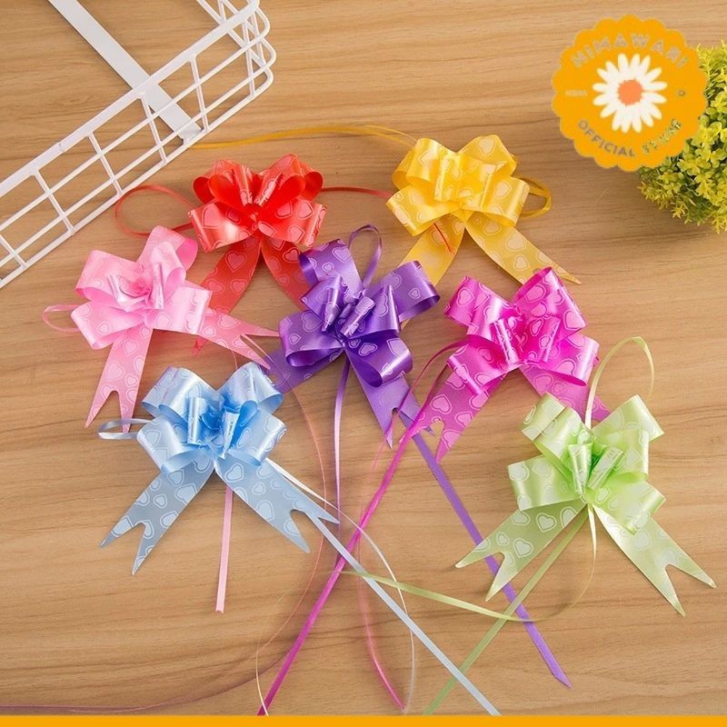 

HIMA - (1pack) A30 B30 C30 Pita Tarik Motif / Pita Serut 30mm isi 10pcs Dekorasi
