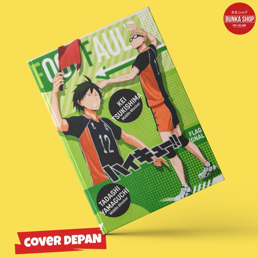 

Note Book Film Anime Haikyuu Karasuno Middle Blocker Hardcover A5 Buku Tulis Catatan Murah