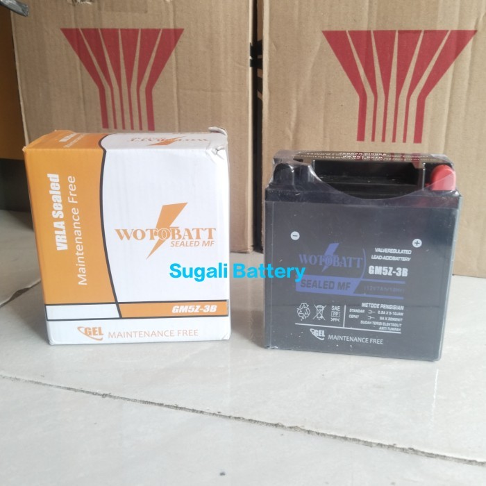 Aki Motor Yamaha Mio Sporty Smile GM5Z3B Accu MF Kering Mio Lama old