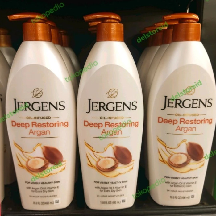 Jergens oil infused deep restoring argan 496 ml