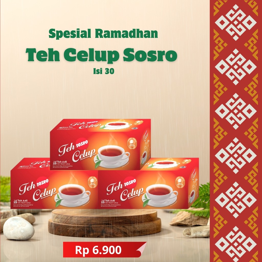 

Teh Celup Sosro 25 Bags - Teh Hitam Berkualitas untuk Momen yang Lebih Nikmat!