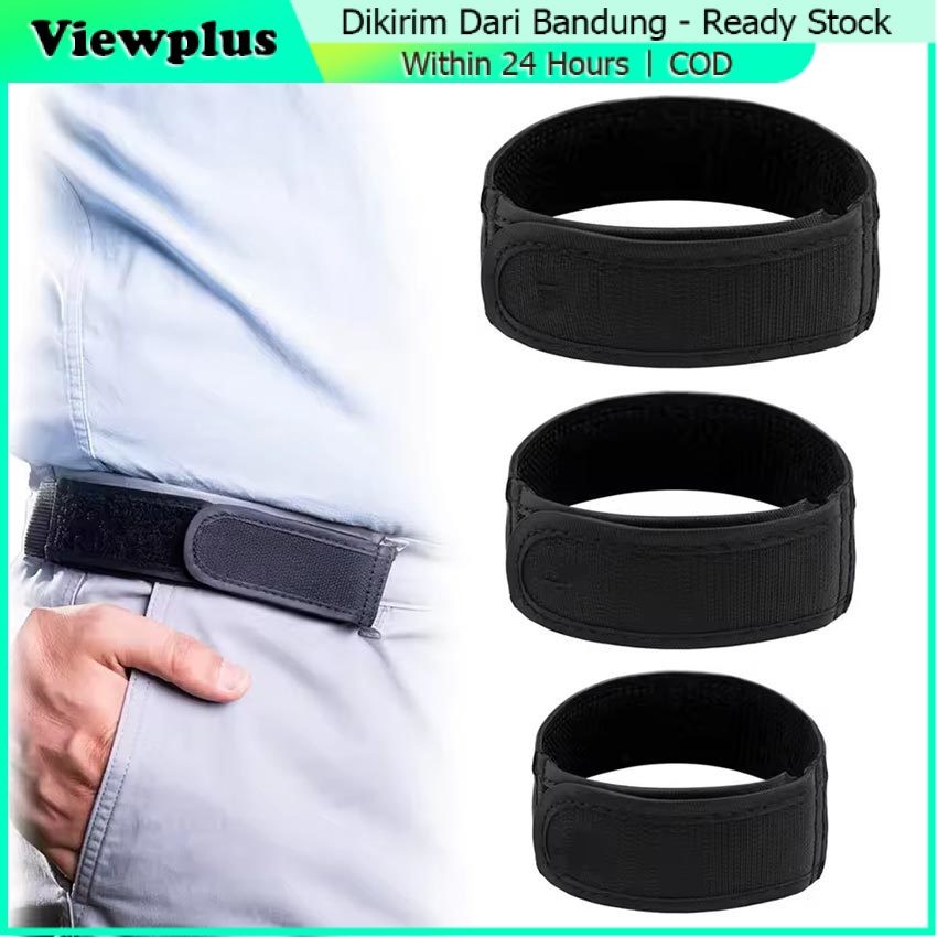 Ikat Pinggang Wanita Pria Belt Elastis Gesper Karet Klip Belt Elastis Korea Fashion kat Pinggang Bel