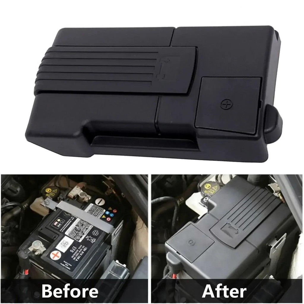 1pcs Car Engine Battery Cover Negative Electrode Protection Waterproof Parts For Volkswagen VW Tigua