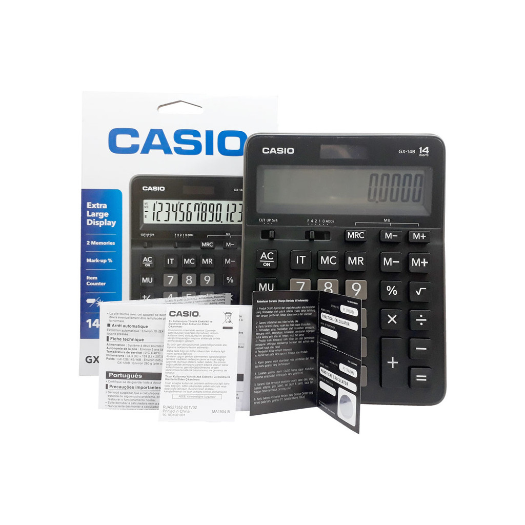 

Kalkulator CASIO GX-14B GX 14B Dekstop Calculator Original