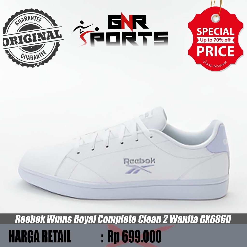 Sepatu Reebok Wmns Royal Complete Clean 2 Wanita GX6860 Original 100%