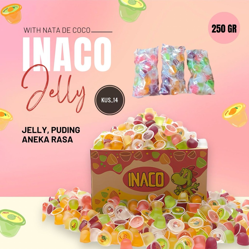 

INACO JELLY 250 Gram - Jelly MIX