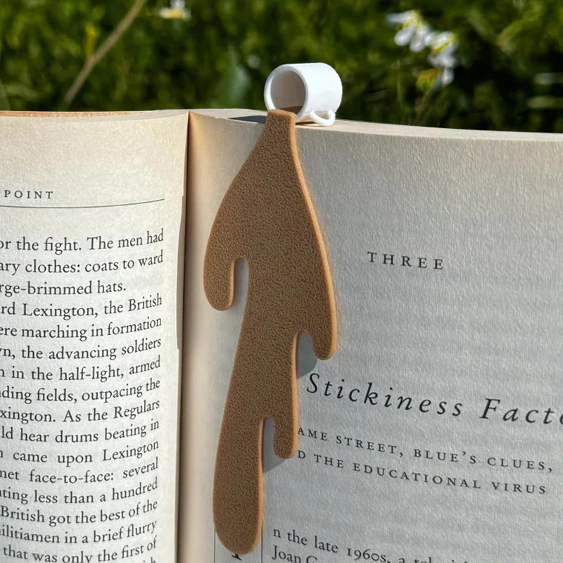 

Funny Spilled Coffee Bookmark Corner Marker For Reading Corner Bookmark Stationery School Supplies