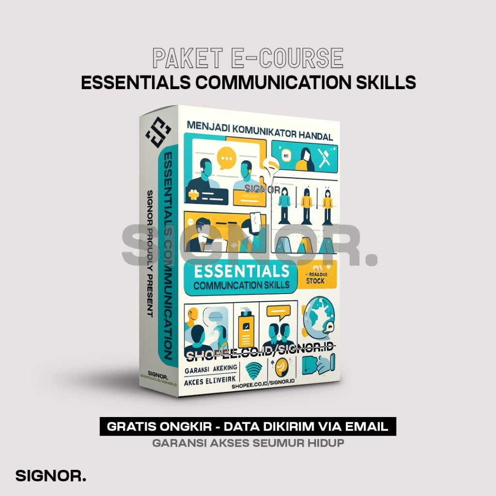 [K8565] Essentials Communication Skills - Kelas Tips dan Trik Menjadi Komunikator Handal di Dunia Kerja dan Usaha Bisnis