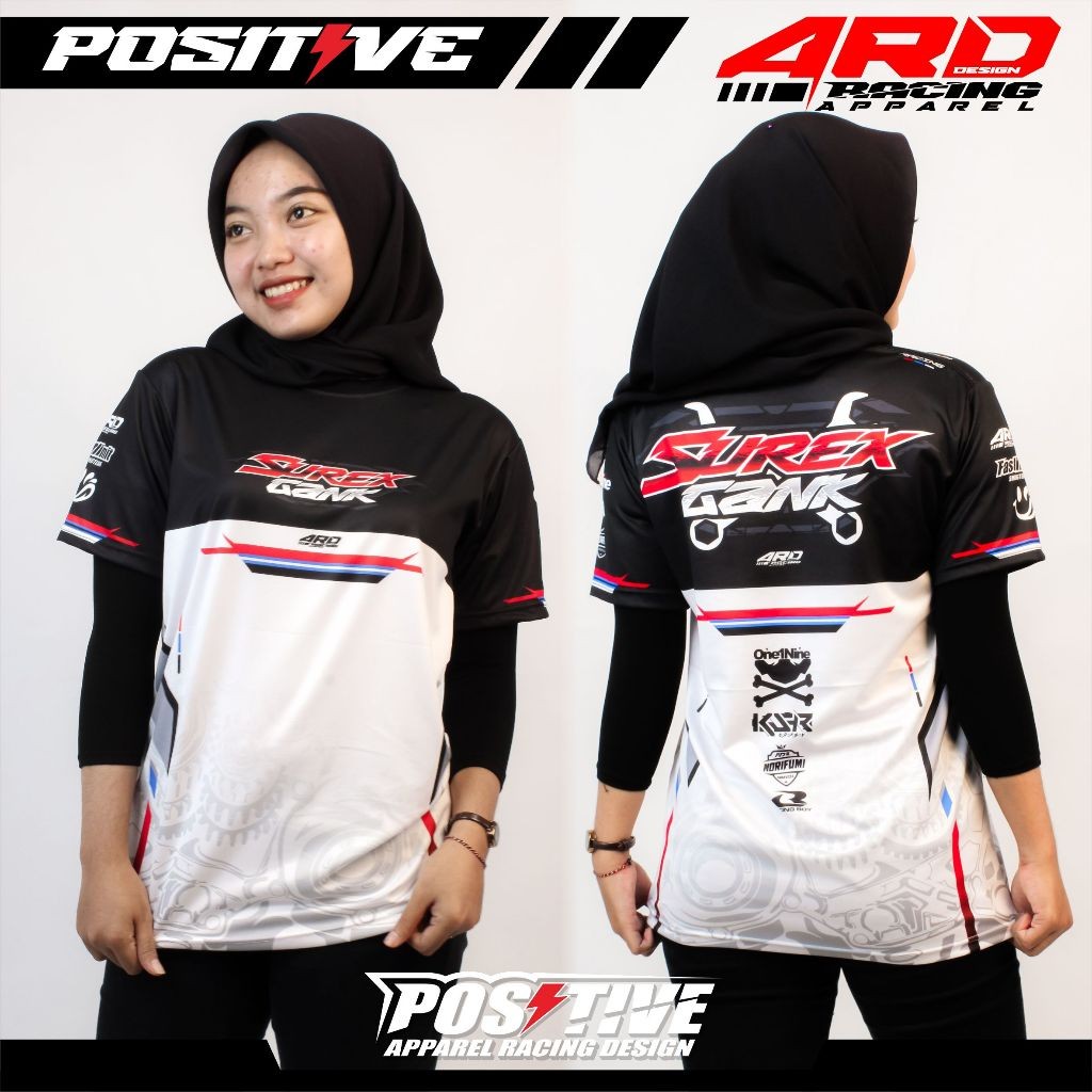 Jersey Racing / kaos balap ARD Kaos  Surex Gank Supermoto Herex CFR KLX DTRACKER WR
