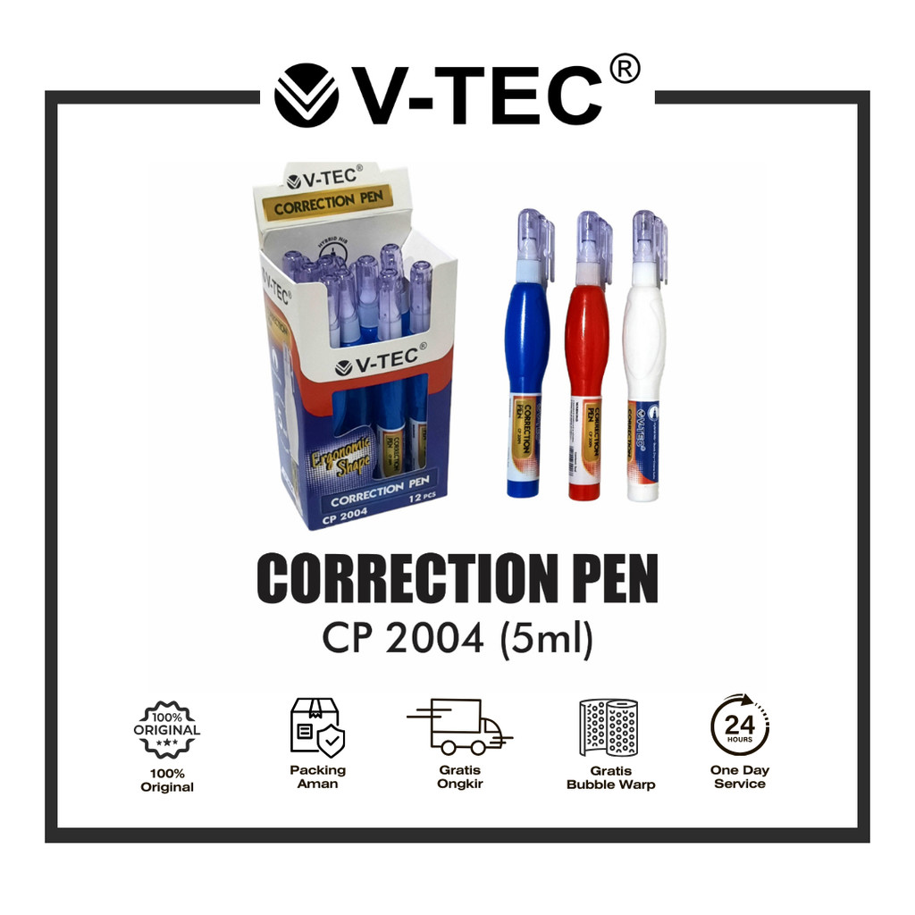 

V-TEC CORRECTION PEN TYPE CP 2004 5ML