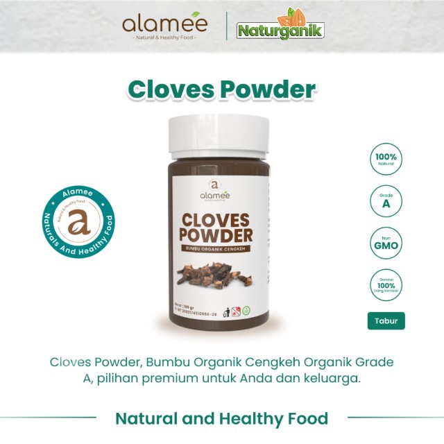 

ALAMEE Bubuk Cengkeh Bumbu Dapur Instan Clove Powder Ground Seasoning Organik Tabur Naturganik