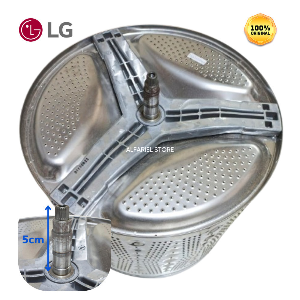 TABUNG DRUM STAINLESS + SPIDER MESIN CUCI LG 1 TABUNG FRONT LOADING 20KG F2720SVRV