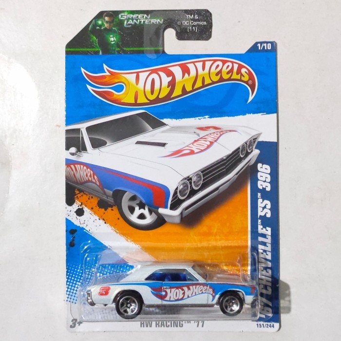 SR99 HW Hot Wheels 1967 67 Chevelle SS 396 putih tampo HW 2011 Racing