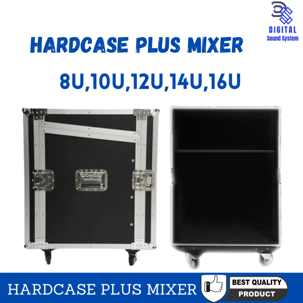 Hardcase Sound System Plus Mixer Speaker - Hardcase Custom Murah 8U-16U MIXER hardcase kotak power  box hardcase amplifier-digitalsoundsystem