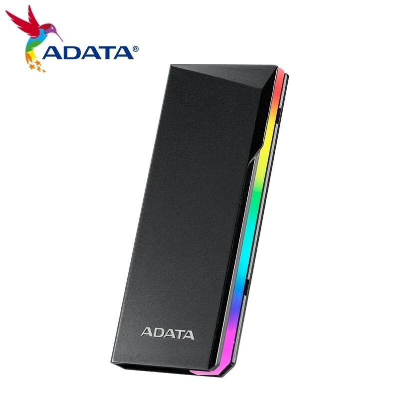 Original ADATA EC700G USB 3.2 Gen2 Type-C M.2 2280 SSD Box With RGB Form Factor Black Fashional Plas