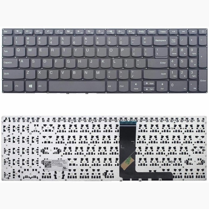 [BERGARANSI] Keyboard Untuk Laptop Lenovo IDEAPAD 320-15 ABR POWER TENGAH