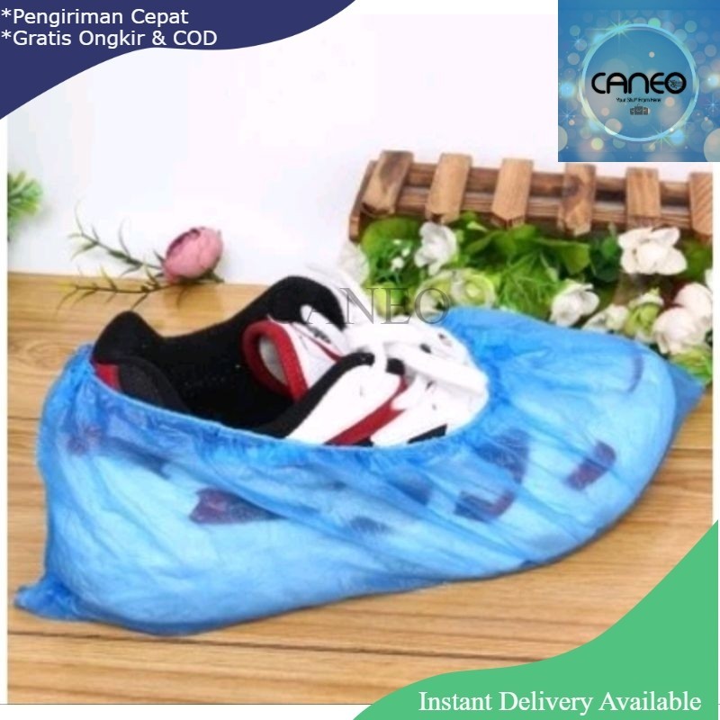 CANEO Cover Sepatu / Sarung Sepatu Plastik 1x Pakai Anti Air
