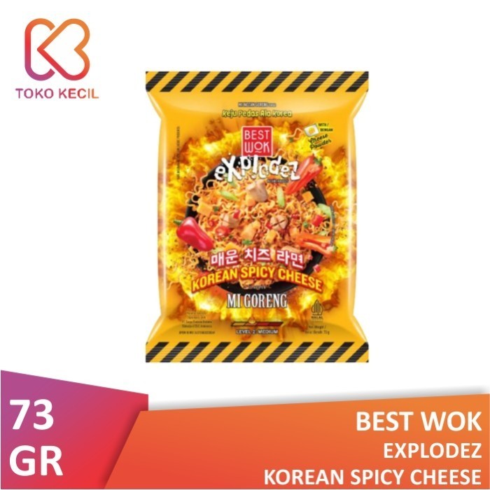 

Best Wok Mi Goreng Explodez Korean Spicy Cheese 73gr