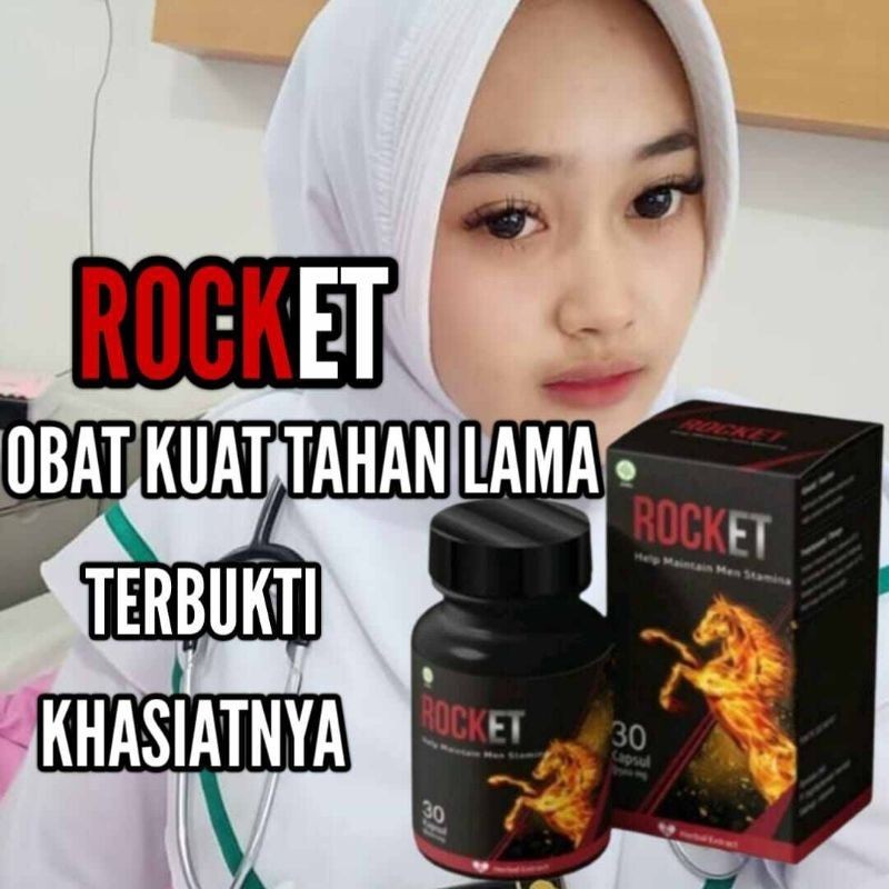 ROCKET Obat pil Kuat Herbal Menjaga Stamina Pria TERLARIS GARANSI