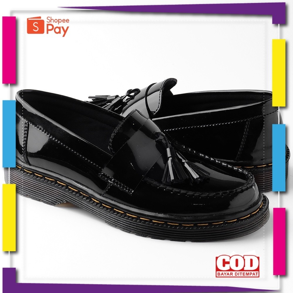 UKURAN SIZE 37 38 39 40 41 42 43 44 45 / Hedwig Luck Sepatu Formal Pantofel Pria Casual Loafers Hita