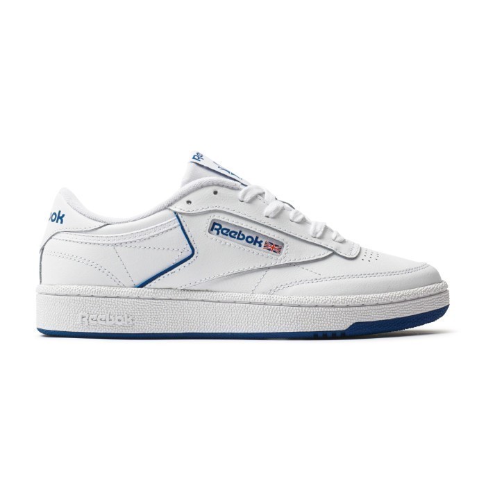 REEBOK CLUB C 85 White Leather Blue ORIGINAL 100% - 39