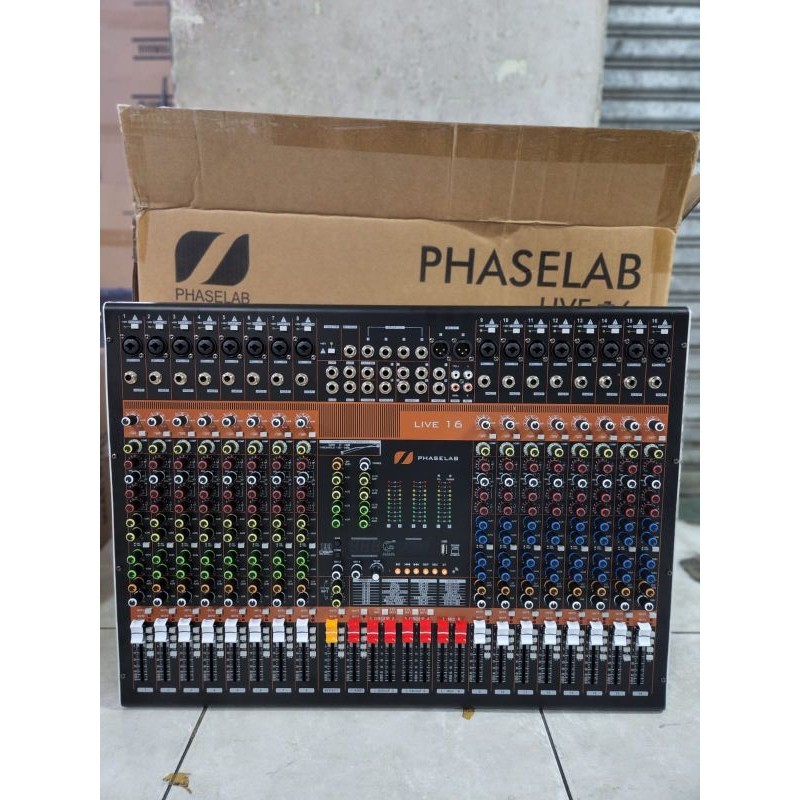 mixer audio phaselab live 16 channel soundcrad original