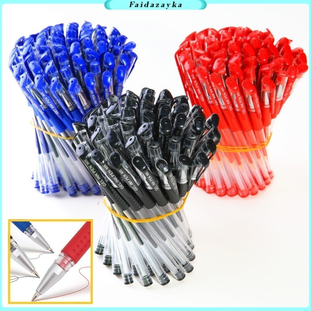 

1 Lusin Isi 12 Pcs Pulpen Gel Ukuran 0.5 mm Bisa Diisi Ulang Balpoint Tinta Gel , pena gel