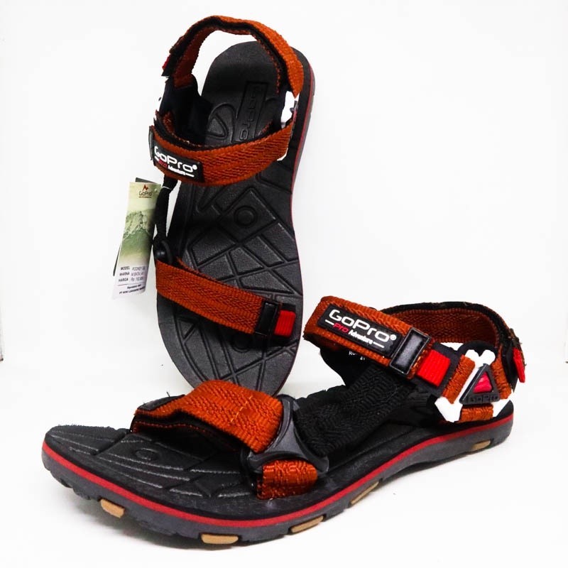 Go Pro Rodney Sandal Gunung Pria Dewasa Merah Bata Sendal Bepergian Murah Dan Berkualitas