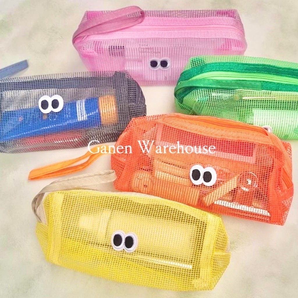 

[GW] Tempat Pensil Jaring Kain Pouch Mini