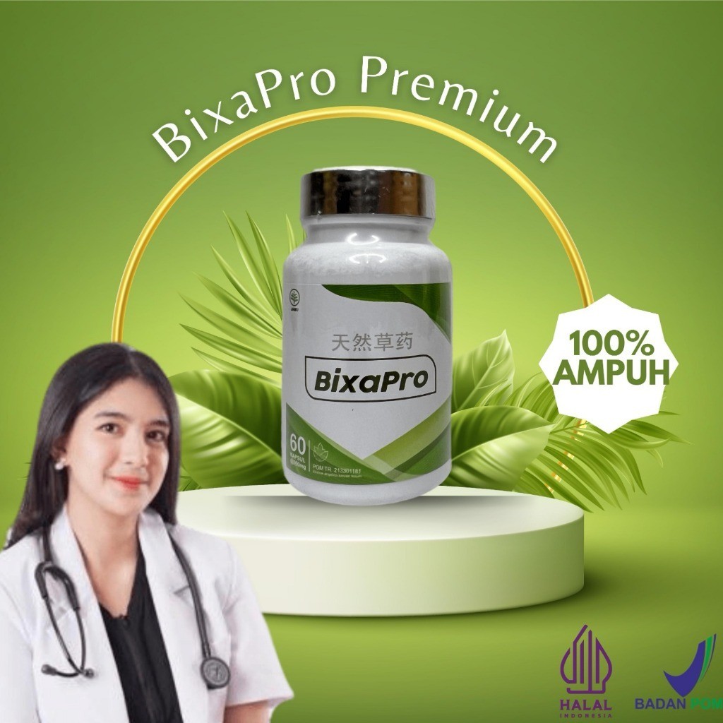 BixaPro Obat Stroke Herbal Premium terbukti Terstandar Eropa 11x Lebih Efektif Sembuhkan Stroke