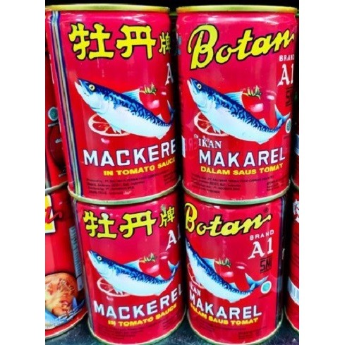 

BOTAN Mackerel 425gr Ikan Kaleng Besar / Ikan Sarden Makarel Botan Kaleng Besar 425 gram Botan Mackerel A1