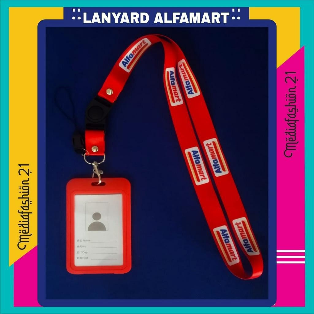 

Lanyard Tali Gantungan ID Card ALFAMART Free Strap HP/Flashdisk