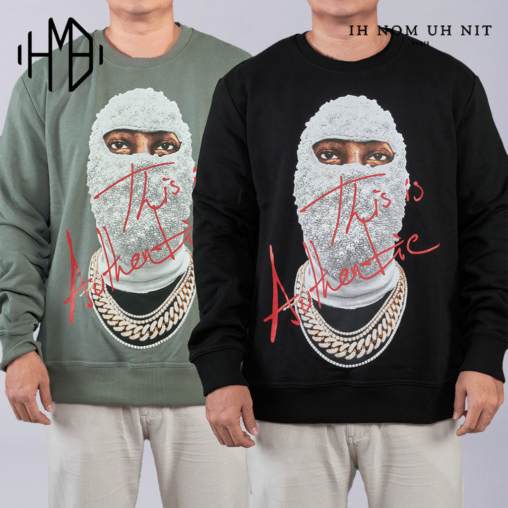 Ih Nom Uh Nit Mask Authentic With Logo Crewneck 100% Authentic