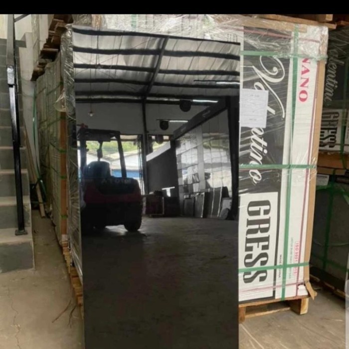 granit hitam polos 60x120 black Valentino, custom ukuran tangga bebas