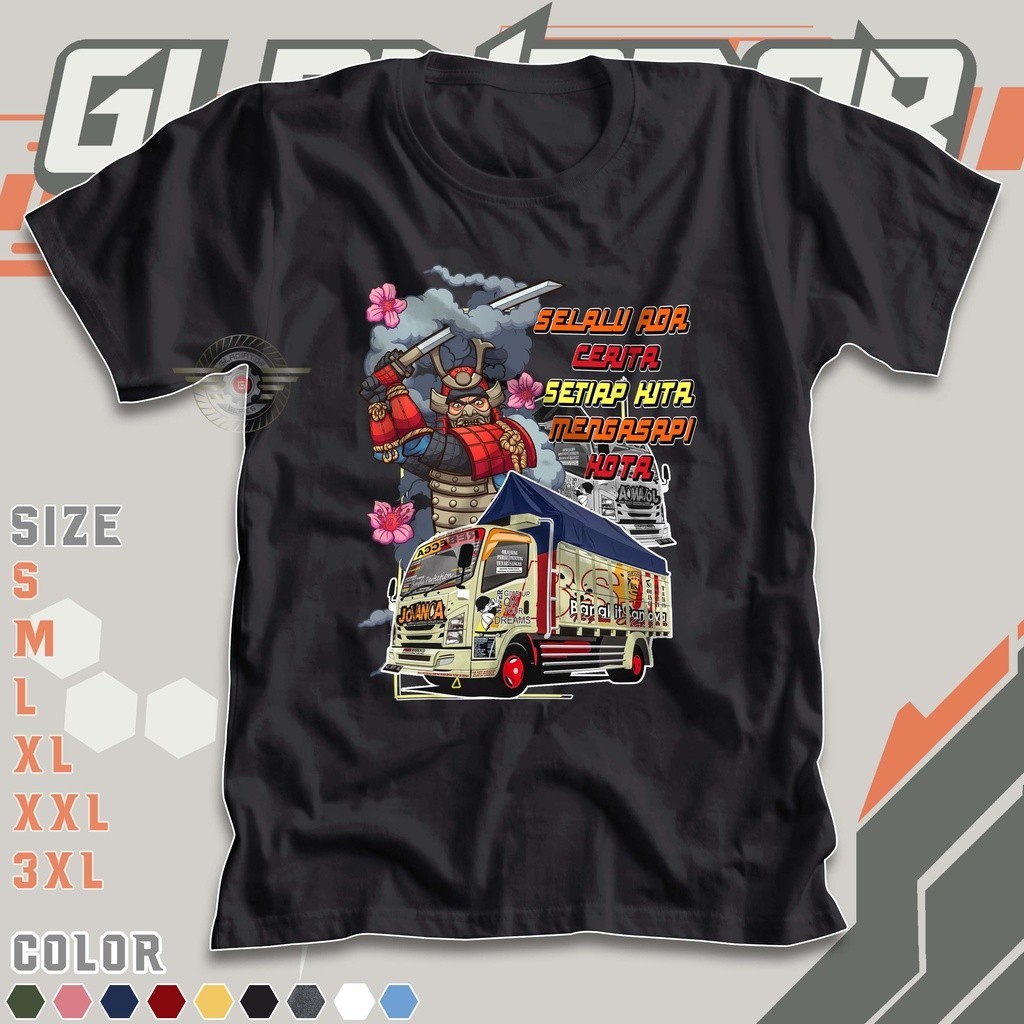 KAOS TRUK JOVANCA SELALU ADA CERITA | Baju Truck Oleng Rebecca Series | Driver Muda Indonesia Canter