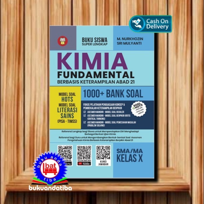 ✨BISA COD✨ - Kimia Fundamental SMA/MA Kelas 10-11-12 Yrama Widya - KELAS XI