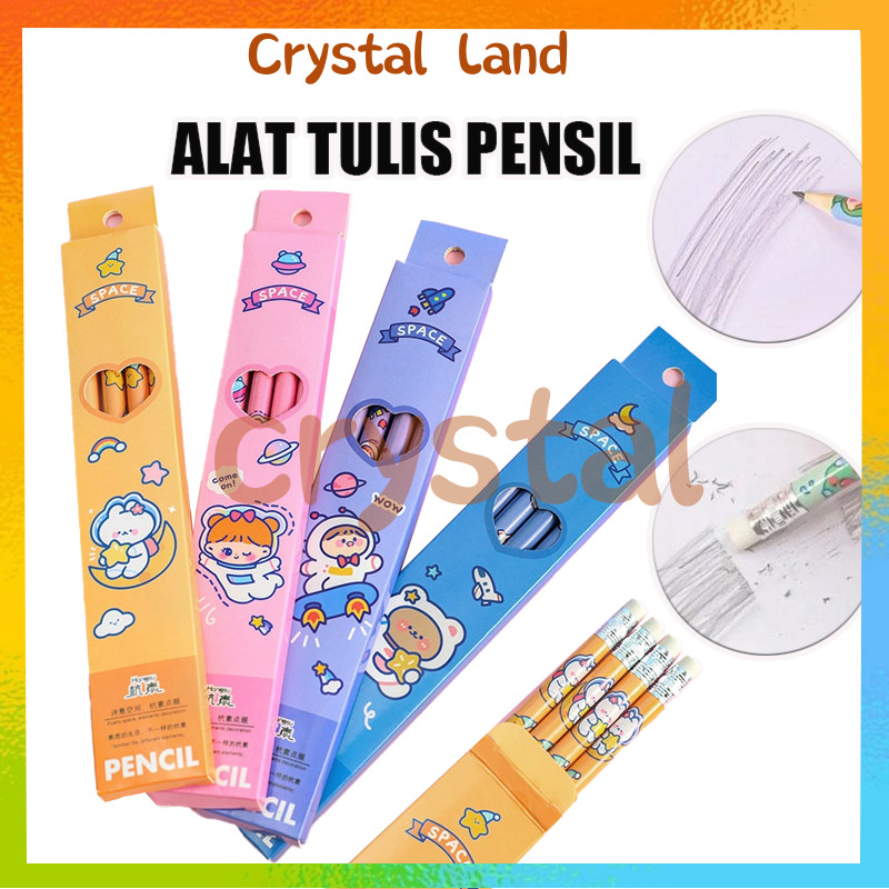 

Pensil Set Isi Banyak / Pensil Set isi 4Pcs &10 Pcs Motif Lucu / Pensil Anak Karakter Cute / Alat Tulis Sekolah Anak