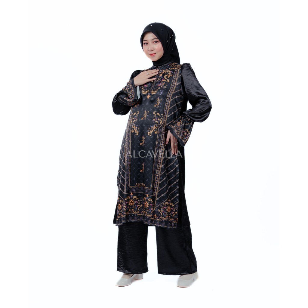 Alcavella - Adeeva Set Tunik Series | Baju Wanita Muslim Elegan Mewah