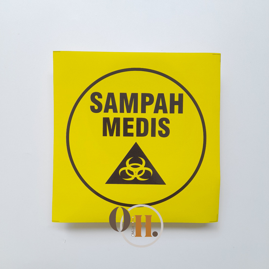 

Stiker Sampah Medis - Stiker Label Sampah Medis - Stiker vinyl