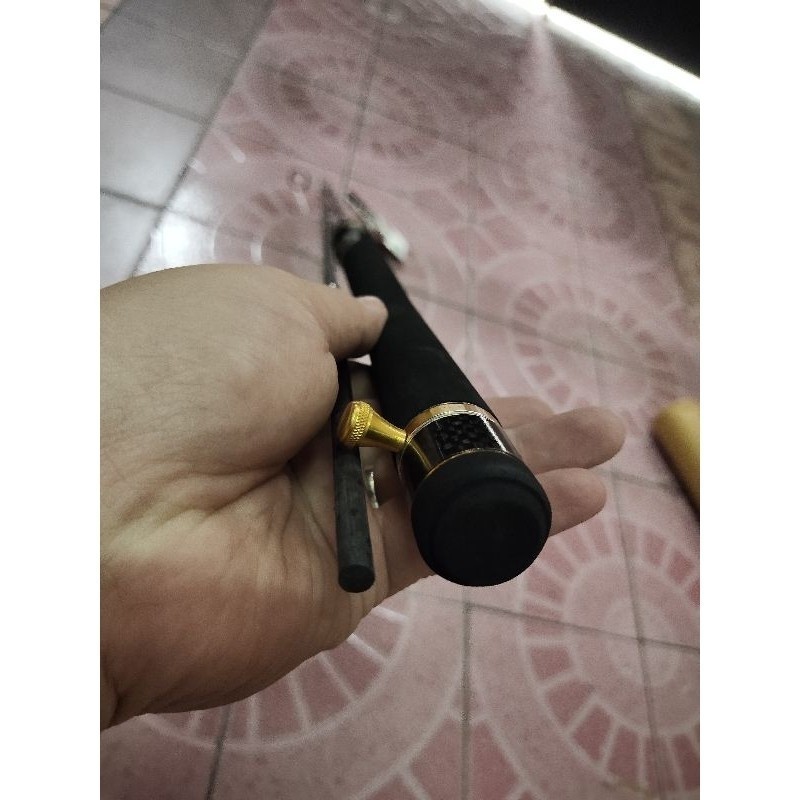 joran Daido alexa 165cm 180cm joran carbon solid gagang full busa