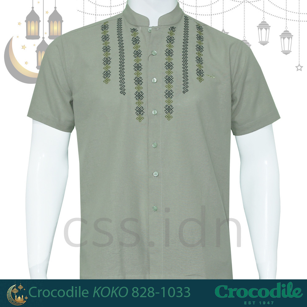 Kemeja KOKO Pria Lengan Pendek Crocodile 828-1033