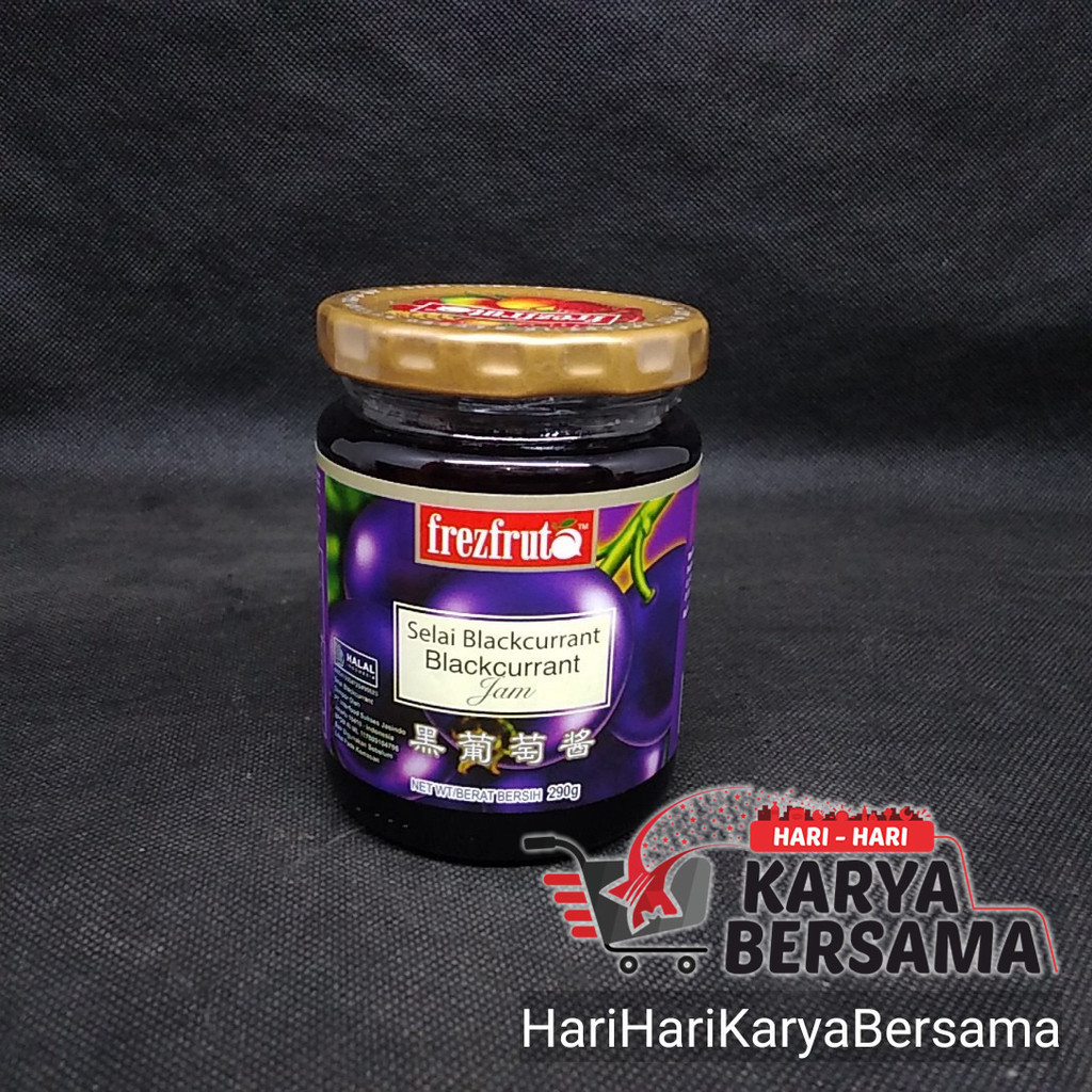 

FREZFRUTA SELAI RASA BLACKCURRANT JAM BOTOL 290GR