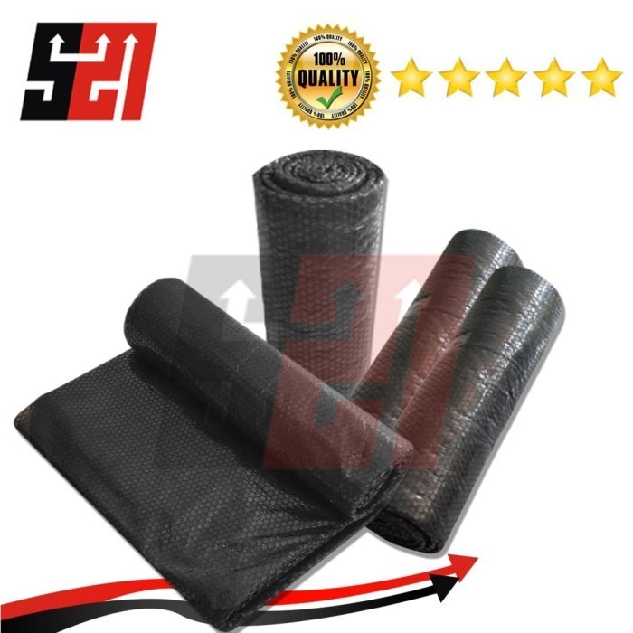 

Plastik Bubblewrap HITAM Bubble wrap Gelembung 125x4m