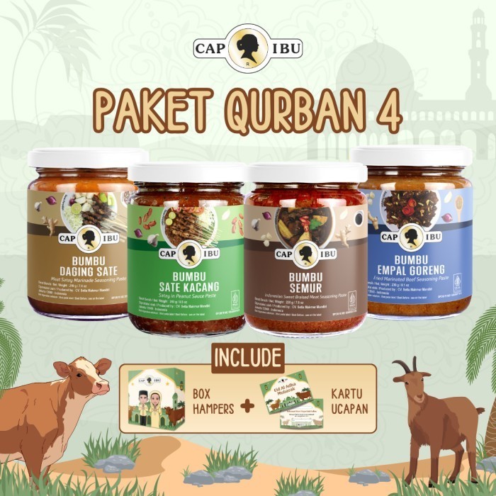 

CAP IBU Paket Qurban 4 - Bumbu Sate Bumbu Semur dan Bumbu Empal Goreng