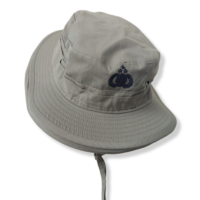 TOPI RIMBA JATAH POLRI HITAM DAN HIJAU - Hijau, 56