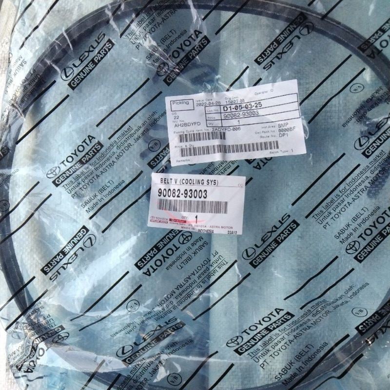 Vanbelt alternator kijang lgx bensin CC 1,8 original