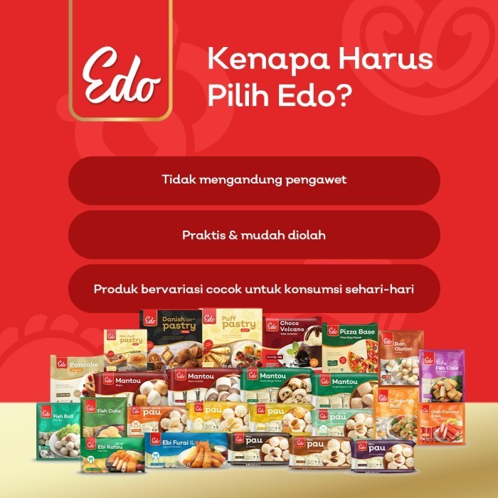 

Edo Danish Pastry Sheet (Kulit Pastry) 750 Gr
